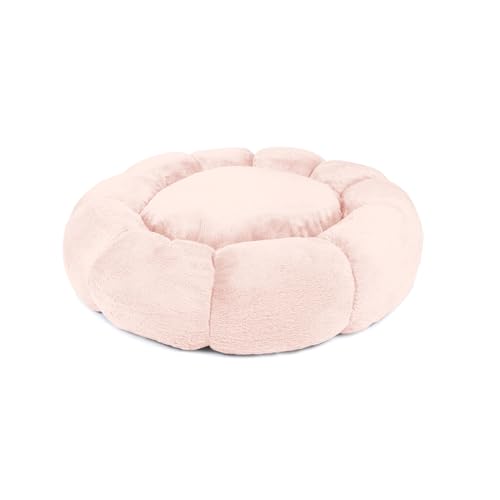 Sherry Kline Pets Daisy Round Beruhigendes Bett in Donut-Form für Hunde und Katzen, aus weichem Kunstfell, erhältlich in 4 Größen, maschinenwaschbar Sherry Kline Pets Daisy Round Beruhigendes Bett in Donut-Form für Hunde und Katzen, aus weichem Kunstfell, erhältlich in 4 Größen, maschinenwaschbar von Sherry Kline