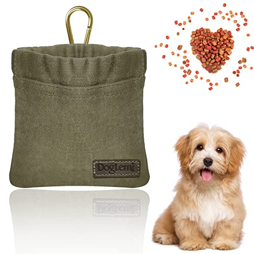 Sheryl&Rain Leckerlibeutel für Hunde, Freihändige Hundeleckerlitasche mit Verschluss, Kleine Futterbeutel für das Hundetraining mit Karabiner, Welpen Leckerlitasche für Hunde für Hundetraining Sheryl&Rain Leckerlibeutel für Hunde, Freihändige Hundeleckerlitasche mit Verschluss, Kleine Futterbeutel für das Hundetraining mit Karabiner, Welpen Leckerlitasche für Hunde für Hundetraining von Sheryl&Rain