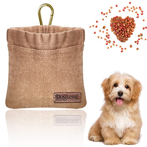 Sheryl&Rain Leckerlibeutel für Hunde, Freihändige Hundeleckerlitasche mit Verschluss, Kleine Futterbeutel für das Hundetraining mit Karabiner, Welpen Leckerlitasche für Hunde für Hundetraining Sheryl&Rain Leckerlibeutel für Hunde, Freihändige Hundeleckerlitasche mit Verschluss, Kleine Futterbeutel für das Hundetraining mit Karabiner, Welpen Leckerlitasche für Hunde für Hundetraining von Sheryl&Rain