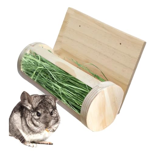 3 Pcs Kaninchen-Heufutterstation, Heukrippe-Kaninchen - Heukrippe aus Holz | Heuständer für Kaninchen, Kaninchen-Heu-Futterstation, Kaninchen-Heu-Halter für kleine Haustiere von Shichangda