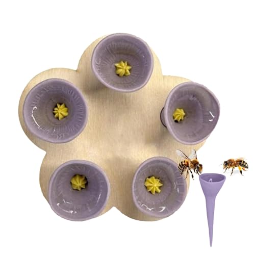 Bienen Insekten Trinkbecher | Bienentrinkbecher für den Garten | Insektentrinkstation für durstige Biene | Bienen Insektenhotel & Futterstation | Bienenbecher sammeln einen Teelöffel Wasser von Shichangda