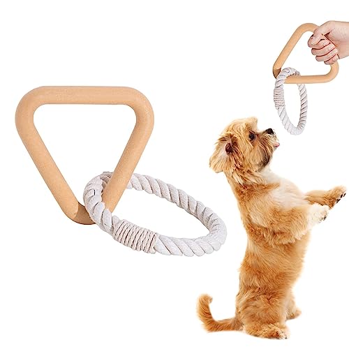 Shichangda Hunde-Tauziehen-Spielzeug - Welpe Tauziehen - Interaktives Robustes Seilspielzeug für kleine, mittlere und große Hundewelpen zum Kauen, Trainieren und Spielen von Shichangda