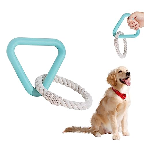 Shichangda Hundeseilspielzeug,Welpenspielzeug Tauziehen | Interaktives Robustes Seilspielzeug für kleine, mittlere und große Hundewelpen zum Kauen, Trainieren und Spielen von Shichangda