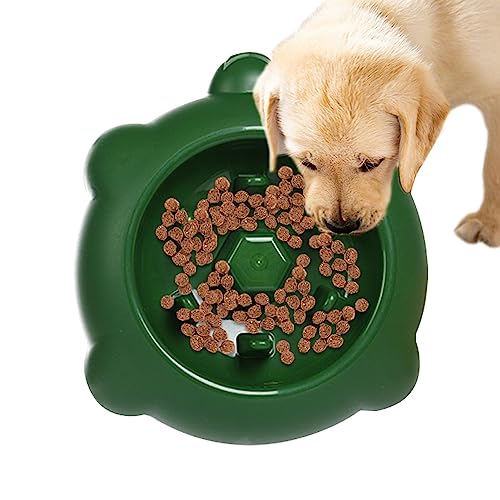 Slow Feeder Hundenapf | Slow-Food-Napf für Haustiere | Langsam fressende Hundenapf für Welpen | Anti-Überfress-Napf für Hunde/Katzen, langsamer Fressnapf, interaktiver Labyrinthnapf von Shichangda