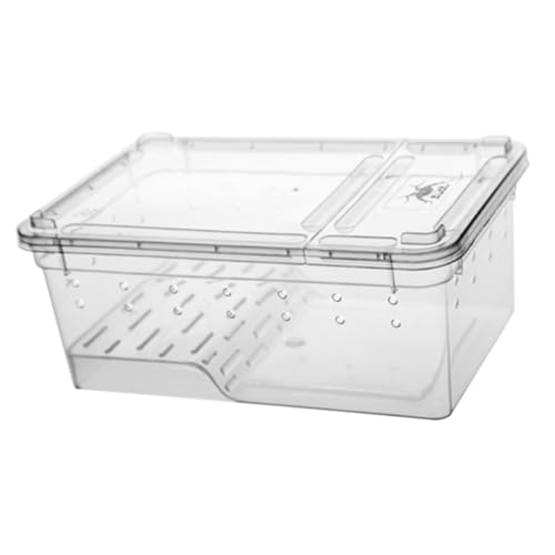 Amphibien Futterbox Reptilien Terrarien Transparent Insekten Futterbox für Spinne Schnecke Frosch Eidechse Schildkröte Amphibien Futterbox Reptilien Terrarien Transparent Insekten Futterbox für Spinne Schnecke Frosch Eidechse Schildkröte von Shidongbla