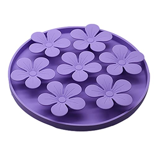 Pet Food Lick Mat, Slow Feeder für Hunde und Katzen, Slow Feeding Bowls, Haustiere Baden Fellpflege Trainingsmatte von Shidongbla