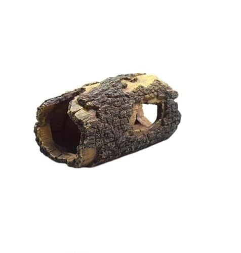 Shidongbla Harz, hohler Baumstamm, Reptilien, Aquarium, Aquarium, Holz, mit Löchern, Höhlenornament, Aquarium-Dekoration (1 Stück) von Shidongbla