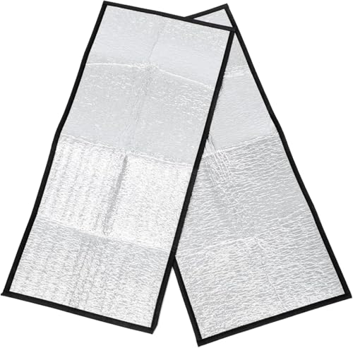 Shidongbla Reptilien-Heizmatte, Schildkröte, warmes Wärmekissen, Reptilien, reflektierende Folien, Aluminiumfolie, Box-Isolierkissen (68 x 30 x 0,1 cm), 2 Stück von Shidongbla