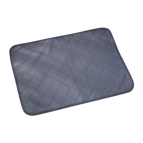 Shienfir Bissfeste Haustier-Trainingsunterlage, Kratzfeste Matte, maschinenwaschbar, wasserabsorbierend, rutschfest, auslaufsicher, wasserdicht, wiederverwendbar, für Hunde und Welpen Dunkelgrau S Shienfir Bissfeste Haustier-Trainingsunterlage, Kratzfeste Matte, maschinenwaschbar, wasserabsorbierend, rutschfest, auslaufsicher, wasserdicht, wiederverwendbar, für Hunde und Welpen Dunkelgrau S von Shienfir