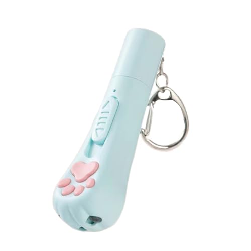 Shienfir Cat Visual Health Protector USB-wiederaufladbares Zeigerspielzeug, interaktiv mit rotem Punkt-LED-Licht, Pfotenform-Punktstift für die Kätzchenjagd Blau Shienfir Cat Visual Health Protector USB-wiederaufladbares Zeigerspielzeug, interaktiv mit rotem Punkt-LED-Licht, Pfotenform-Punktstift für die Kätzchenjagd Blau von Shienfir
