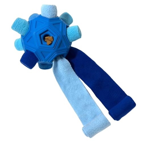Shienfir Double Snoop Hundespielzeug, spannendes Hunde-Anreicherungsspielzeug, interaktives Schnüffelball, Nahrungssuchfähigkeiten, Training, Puzzle-Futterspender für kleine, mittelgroße Blau Shienfir Double Snoop Hundespielzeug, spannendes Hunde-Anreicherungsspielzeug, interaktives Schnüffelball, Nahrungssuchfähigkeiten, Training, Puzzle-Futterspender für kleine, mittelgroße Blau von Shienfir