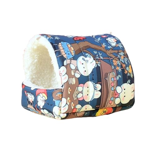 Shienfir Dreidimensionales Plüsch-Schlafplatz für Haustiere, gemütliches Fleece-Hamsternest für Kleintiere, Meerschweinchen, Kaninchen, Frettchen, Igel, Winterversteck, Höhle Blau L Shienfir Dreidimensionales Plüsch-Schlafplatz für Haustiere, gemütliches Fleece-Hamsternest für Kleintiere, Meerschweinchen, Kaninchen, Frettchen, Igel, Winterversteck, Höhle Blau L von Shienfir