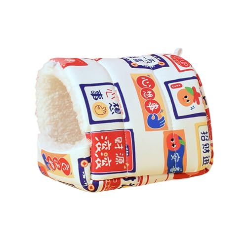 Shienfir Dreidimensionales Plüsch-Schlafplatz für Haustiere, gemütliches Fleece-Hamsternest für Kleintiere, Meerschweinchen, Kaninchen, Frettchen, Igel, Winterversteck, Höhle Rot L Shienfir Dreidimensionales Plüsch-Schlafplatz für Haustiere, gemütliches Fleece-Hamsternest für Kleintiere, Meerschweinchen, Kaninchen, Frettchen, Igel, Winterversteck, Höhle Rot L von Shienfir
