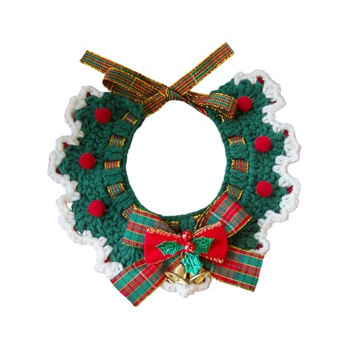 Shienfir Einzigartiges Haustierzubehör, niedliches Halsband, Weihnachten, handgewebt, gehäkelt, Lätzchen, Kätzchen, Halskette, Schal, gestrickt, Schneemann, Weihnachtsmann, Kostüm, Warmer Winter Shienfir Einzigartiges Haustierzubehör, niedliches Halsband, Weihnachten, handgewebt, gehäkelt, Lätzchen, Kätzchen, Halskette, Schal, gestrickt, Schneemann, Weihnachtsmann, Kostüm, Warmer Winter von Shienfir