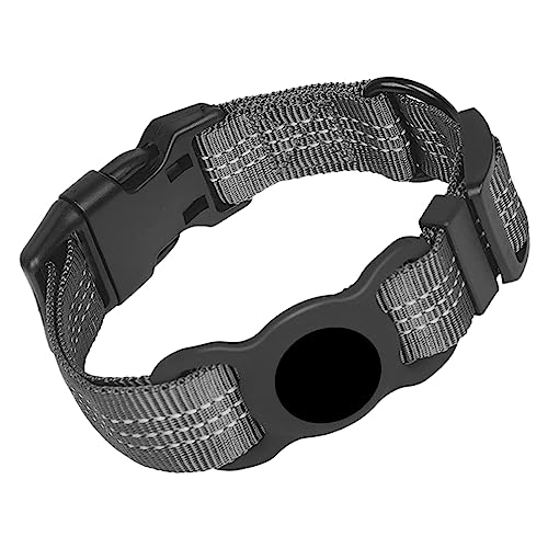 Shienfir Erhöhen Sie die Sicherheit Ihres Haustieres mit reflektierendem Tracking-Halsband, langlebig, verstellbar, Airtag, kompatibel mit Katzen und Hunden, Dunkelgrau, Größe L Shienfir Erhöhen Sie die Sicherheit Ihres Haustieres mit reflektierendem Tracking-Halsband, langlebig, verstellbar, Airtag, kompatibel mit Katzen und Hunden, Dunkelgrau, Größe L von Shienfir