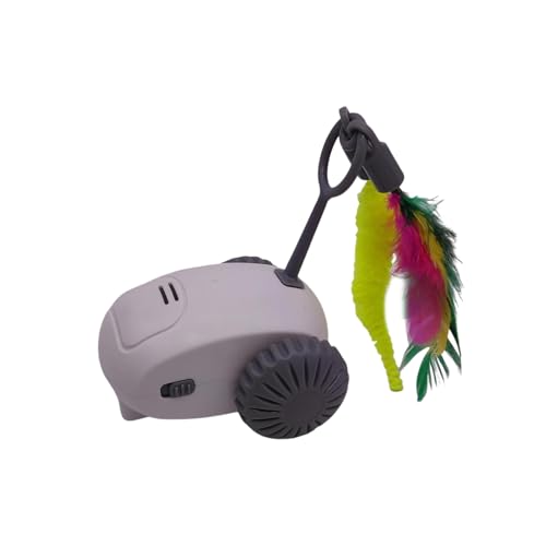 Shienfir Fernbedienung Katzenspielzeug USB wiederaufladbar Turbo Tail Interaktive Maus mit automatisch beweglichem Teaser Spaßübung für den Innenbereich Grau Shienfir Fernbedienung Katzenspielzeug USB wiederaufladbar Turbo Tail Interaktive Maus mit automatisch beweglichem Teaser Spaßübung für den Innenbereich Grau von Shienfir