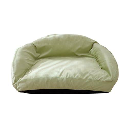 Shienfir Ganzjahres-Haustierbett, dekoratives Sofa mit verbreitertem Schlafbereich, Abnehmbarer, waschbarer Bezug, rutschfeste Unterseite für kleine bis mittelgroße Katzen Grün XL Shienfir Ganzjahres-Haustierbett, dekoratives Sofa mit verbreitertem Schlafbereich, Abnehmbarer, waschbarer Bezug, rutschfeste Unterseite für kleine bis mittelgroße Katzen Grün XL von Shienfir