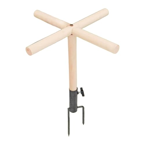 Shienfir Geflügel-Rastständer, einfache Montage, Hühnerbarsch-Spielzeug, Holzküken mit Metall-Erdspieß, Hinterhofzubehör für Hähne, Küken 35mm Shienfir Geflügel-Rastständer, einfache Montage, Hühnerbarsch-Spielzeug, Holzküken mit Metall-Erdspieß, Hinterhofzubehör für Hähne, Küken 35mm von Shienfir