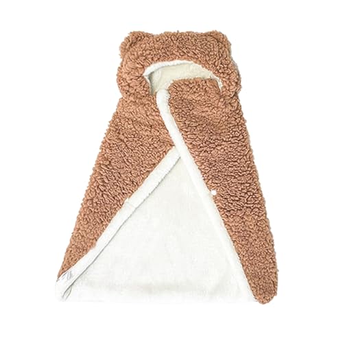 Shienfir Gemütliche Haustier-Umhangdecke, leichte Winter-Fleece-warme Hunderobe mit Kapuze, Katzenmantel für kaltes Wetter, zum Schlafen für kleine und mittelgroße Hunde Kaffee M Shienfir Gemütliche Haustier-Umhangdecke, leichte Winter-Fleece-warme Hunderobe mit Kapuze, Katzenmantel für kaltes Wetter, zum Schlafen für kleine und mittelgroße Hunde Kaffee M von Shienfir