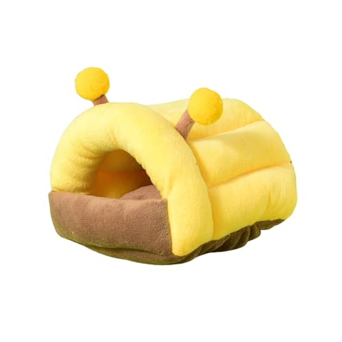 Shienfir Gemütliche Igelhöhle aus Plüsch, Winterversteck für kleine Tiere, gemütliches Hamsternest, Meerschweinchenbett, Kaninchenbaubett, Igelhöhle, Warmer, sicherer Tierheim Gelb L Shienfir Gemütliche Igelhöhle aus Plüsch, Winterversteck für kleine Tiere, gemütliches Hamsternest, Meerschweinchenbett, Kaninchenbaubett, Igelhöhle, Warmer, sicherer Tierheim Gelb L von Shienfir