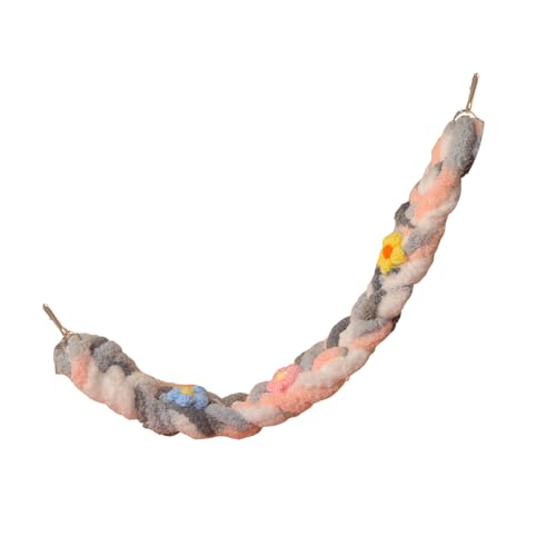 Shienfir Haustier-Krabbel-Gleithängematte, Kleintier-Übungsspielzeug, Hamster-Kletterseil, Spaß für Hamster, Meerschweinchen, Frettchen, entwickelt das Koordinationsgleichgewicht Rosa Weiß Grau Shienfir Haustier-Krabbel-Gleithängematte, Kleintier-Übungsspielzeug, Hamster-Kletterseil, Spaß für Hamster, Meerschweinchen, Frettchen, entwickelt das Koordinationsgleichgewicht Rosa Weiß Grau von Shienfir