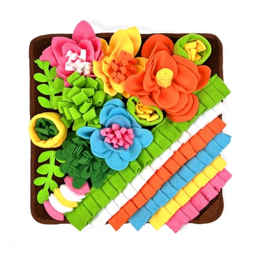 Shienfir Haustier-Schnupftabak-Pad, kalorienverbrennendes Hundespielzeug, Matte, interaktives Puzzle für geistige Stimulation, Angstlinderung, langsames Fressen, Leckerli, Hundeduft, Trainingsgerät Shienfir Haustier-Schnupftabak-Pad, kalorienverbrennendes Hundespielzeug, Matte, interaktives Puzzle für geistige Stimulation, Angstlinderung, langsames Fressen, Leckerli, Hundeduft, Trainingsgerät von Shienfir