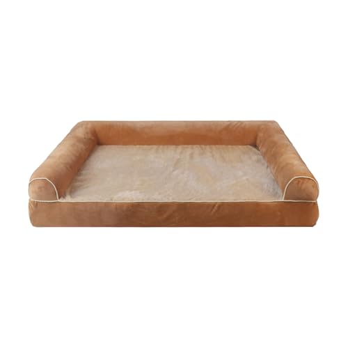 Shienfir Hochwertiges Haustierbett mit Baumwollfüllung, langlebig, orthopädisches Hundebett, großes waschbares Sofa, weiches Polsternest, warme Couch für mittelgroße Hunde Khaki L Shienfir Hochwertiges Haustierbett mit Baumwollfüllung, langlebig, orthopädisches Hundebett, großes waschbares Sofa, weiches Polsternest, warme Couch für mittelgroße Hunde Khaki L von Shienfir