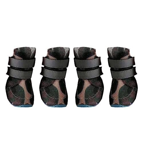 Shienfir Hund Booties Rutschfeste Haustier Stiefel Einfarbig Haustier Produkt Armee Grün Camouflage 70 Shienfir Hund Booties Rutschfeste Haustier Stiefel Einfarbig Haustier Produkt Armee Grün Camouflage 70 von Shienfir