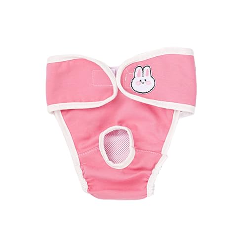 Shienfir Hunde-Menstruationspad-Halter, weibliche Windel mit saugfähiger Haustierhose, waschbar, für Hunde, wiederverwendbar, Periodenunterwäsche, atmungsaktiv, Hitzeschutz, klein Rosa L Shienfir Hunde-Menstruationspad-Halter, weibliche Windel mit saugfähiger Haustierhose, waschbar, für Hunde, wiederverwendbar, Periodenunterwäsche, atmungsaktiv, Hitzeschutz, klein Rosa L von Shienfir