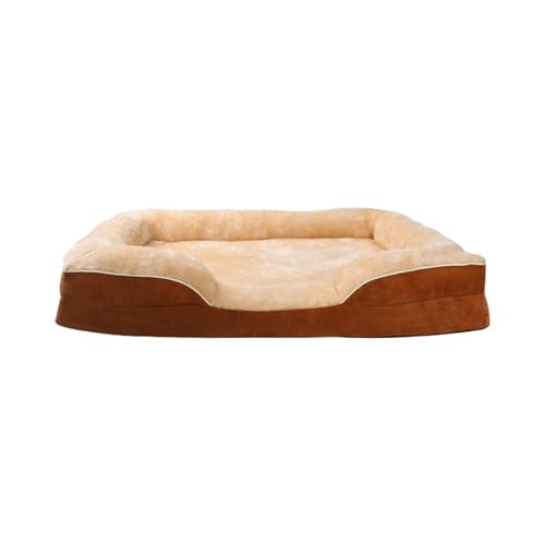 Shienfir Hundebett für Haustiere, Kissen mit Baumwollfüllung, orthopädisch, groß, waschbar, weiche Couch, Sofa, Ruhe, Schlafpolster, Nest, abnehmbar Khaki M Shienfir Hundebett für Haustiere, Kissen mit Baumwollfüllung, orthopädisch, groß, waschbar, weiche Couch, Sofa, Ruhe, Schlafpolster, Nest, abnehmbar Khaki M von Shienfir