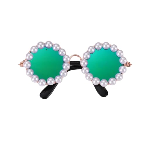 Shienfir Hundesonnenbrille, Haustier-UV-Schutzbrille, Haustierbrille, Kunstperle, Haustier-Sonnenbrille, Dekoration, Haustier-Cosplay-Anziehzubehör, Katzen/Hunde, Party-Kostüm-Requisite Grün Shienfir Hundesonnenbrille, Haustier-UV-Schutzbrille, Haustierbrille, Kunstperle, Haustier-Sonnenbrille, Dekoration, Haustier-Cosplay-Anziehzubehör, Katzen/Hunde, Party-Kostüm-Requisite Grün von Shienfir