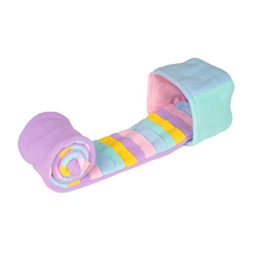 Shienfir Interaktive Spielzeit für Hunde, Schnüffelball, Spielzeug, zusammenklappbar, Futterversteck, bissfest, Angstlinderung, geistige Stimulation, Nasendecke für Hunde, Welpen Helles Lila S von Shienfir