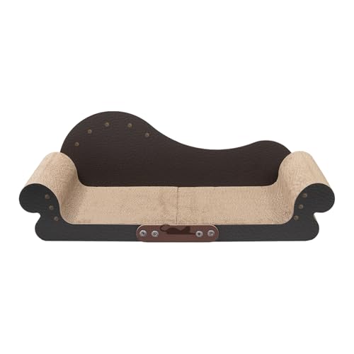 Shienfir Katzenkratzbrett, Premium-Möbel für großes Kratzbett, Haustier, übergroße Kratzlounge, Schutzcouch Schwarz Shienfir Katzenkratzbrett, Premium-Möbel für großes Kratzbett, Haustier, übergroße Kratzlounge, Schutzcouch Schwarz von Shienfir