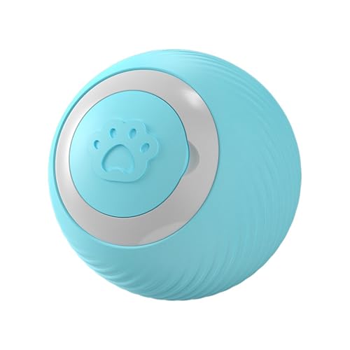 Shienfir Katzenübungsspielzeug, automatischer interaktiver Ball, selbstbewegend, drehbar, für Katzen im Innenbereich, wiederaufladbar, Rollspaß über USB Blau Shienfir Katzenübungsspielzeug, automatischer interaktiver Ball, selbstbewegend, drehbar, für Katzen im Innenbereich, wiederaufladbar, Rollspaß über USB Blau von Shienfir