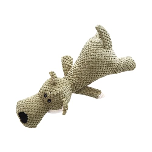 Shienfir Kauspielzeug für Hunde, Maissamt, Haustier-Plüsch, interaktiver Hund mit Quietscher, weicher Stoff, Löwe/Wolf/Elefant, Spielzeug, langlebig, waschbarer Stoff, Zahnreinigung Wolf Shienfir Kauspielzeug für Hunde, Maissamt, Haustier-Plüsch, interaktiver Hund mit Quietscher, weicher Stoff, Löwe/Wolf/Elefant, Spielzeug, langlebig, waschbarer Stoff, Zahnreinigung Wolf von Shienfir