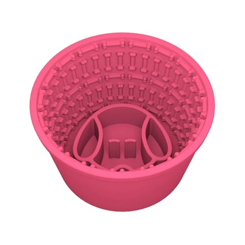 Shienfir Leckpad für Hunde, Hundenapf zum langsamen Fressen, Lecken, Silikonmatte, Leckerli-Spender, Anti-Erstickungsschutz, Haustierfresser, klein, mittel, groß Rosenrot Shienfir Leckpad für Hunde, Hundenapf zum langsamen Fressen, Lecken, Silikonmatte, Leckerli-Spender, Anti-Erstickungsschutz, Haustierfresser, klein, mittel, groß Rosenrot von Shienfir