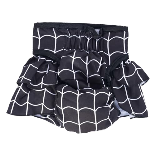 Shienfir Menstruationswindeln für Hunde, Damenhygienehose, Haustier-Menstruationshose für Hunde, waschbar, Wärmezyklus, wiederverwendbar, atmungsaktiv, saugfähig, auslaufsicher Schwarz Xs Shienfir Menstruationswindeln für Hunde, Damenhygienehose, Haustier-Menstruationshose für Hunde, waschbar, Wärmezyklus, wiederverwendbar, atmungsaktiv, saugfähig, auslaufsicher Schwarz Xs von Shienfir