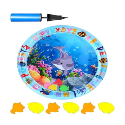 Shienfir PVC-Wasserspielmatte für Haustiere, interaktives Fisch-Design, Katzen-Wassermatte, Katzen-Wassersensor-Spielmatte, interaktives Katzenspielzeug, Wasser-Sensor-Pad mit simuliertem Fisch A Shienfir PVC-Wasserspielmatte für Haustiere, interaktives Fisch-Design, Katzen-Wassermatte, Katzen-Wassersensor-Spielmatte, interaktives Katzenspielzeug, Wasser-Sensor-Pad mit simuliertem Fisch A von Shienfir