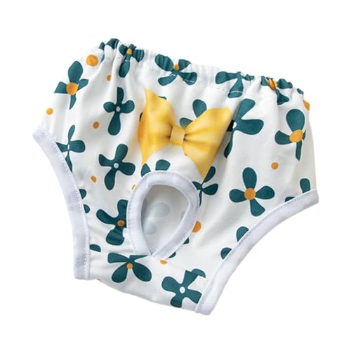 Shienfir Pet Menstruationshose, umweltfreundlich, bequem, atmungsaktiv, Hundewindeln für Wärme, Hündinnen, waschbar, saugfähig, Unterwäsche mit auslaufsicherer, grün, Größe S Shienfir Pet Menstruationshose, umweltfreundlich, bequem, atmungsaktiv, Hundewindeln für Wärme, Hündinnen, waschbar, saugfähig, Unterwäsche mit auslaufsicherer, grün, Größe S von Shienfir