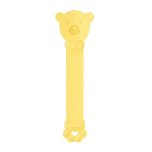Shienfir Pet Streifen Fütterung Löffel Lebensmittel Spender Katze Feeder Cartoon Bär Lange Griff Streifen Squeeze Kätzchen Behandeln Nass Gelb von Shienfir