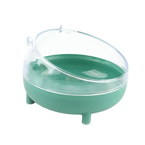 Shienfir Platzsparendes Hamster-Badezimmer, Hamster-Badezimmer, rutschfest, transparent, leicht zu reinigen, multifunktionale Katzentoilette Grün Shienfir Platzsparendes Hamster-Badezimmer, Hamster-Badezimmer, rutschfest, transparent, leicht zu reinigen, multifunktionale Katzentoilette Grün von Shienfir