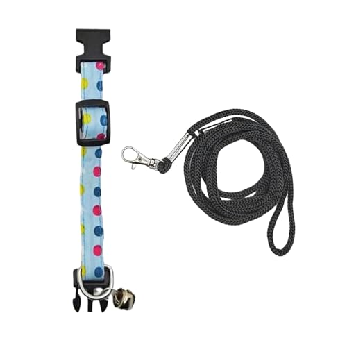 Shienfir Robuste Haustierleine, verstellbare Schnalle, Haustierleine, verstellbares Reptilien-Traktionsseil-Halsband-Set für Outdoor-Abenteuer Blau S Shienfir Robuste Haustierleine, verstellbare Schnalle, Haustierleine, verstellbares Reptilien-Traktionsseil-Halsband-Set für Outdoor-Abenteuer Blau S von Shienfir