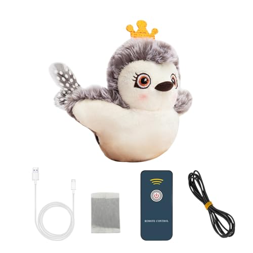 Shienfir Sichere Materialien Katzenspielzeug USB Wiederaufladbar Flattern Interaktiver Plüschschläger Eule Huhn mit Bewegungssensor Quietschende Katzenminze Zwitschernde Tiere Elektrisch A Shienfir Sichere Materialien Katzenspielzeug USB Wiederaufladbar Flattern Interaktiver Plüschschläger Eule Huhn mit Bewegungssensor Quietschende Katzenminze Zwitschernde Tiere Elektrisch A von Shienfir