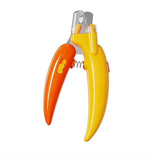 Shienfir Verbesserte Sichtbarkeit Haustier-Nagelpflegewerkzeug Ergonomisches Design, LED-Schermaschine mit Sicherheitsschutz, integrierte leichte Hundeschneidemaschine für Hunde und Katzen Gelb Shienfir Verbesserte Sichtbarkeit Haustier-Nagelpflegewerkzeug Ergonomisches Design, LED-Schermaschine mit Sicherheitsschutz, integrierte leichte Hundeschneidemaschine für Hunde und Katzen Gelb von Shienfir