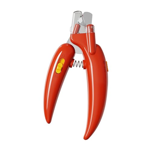 Shienfir Verbesserte Sichtbarkeit Haustier-Nagelpflegewerkzeug Ergonomisches Design, LED-Schermaschine mit Sicherheitsschutz, integrierte leichte Hundeschneidemaschine für Hunde und Katzen Rot Shienfir Verbesserte Sichtbarkeit Haustier-Nagelpflegewerkzeug Ergonomisches Design, LED-Schermaschine mit Sicherheitsschutz, integrierte leichte Hundeschneidemaschine für Hunde und Katzen Rot von Shienfir