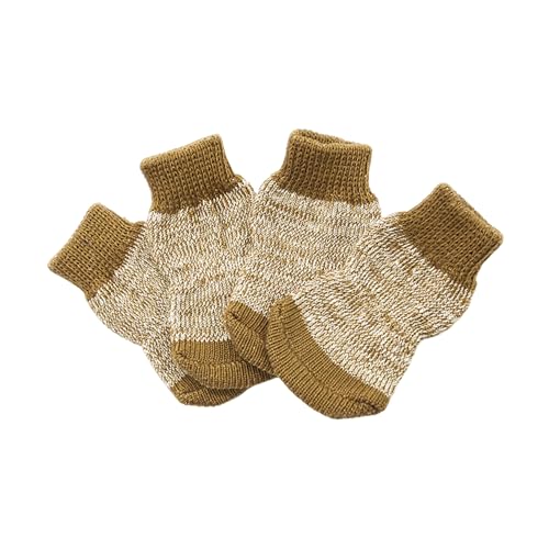 Shienfir Warme Wintersocken für Hunde, Traktionskontrolle, rutschfest, für Welpen, Pfotenschutz, Outdoor, für heißen/kalten Kaffee, Größe S, 4 Stück Shienfir Warme Wintersocken für Hunde, Traktionskontrolle, rutschfest, für Welpen, Pfotenschutz, Outdoor, für heißen/kalten Kaffee, Größe S, 4 Stück von Shienfir