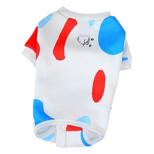 Shienfir Welpenkleidung, Pyjama für Haustiere, niedlicher bedruckter Overall, Cross-Dressing-Kuh-Outfit, für drinnen und draußen, modisch, vierbeinig, für kleine, mittelgroße Hunde, Katzen, warm Shienfir Welpenkleidung, Pyjama für Haustiere, niedlicher bedruckter Overall, Cross-Dressing-Kuh-Outfit, für drinnen und draußen, modisch, vierbeinig, für kleine, mittelgroße Hunde, Katzen, warm von Shienfir