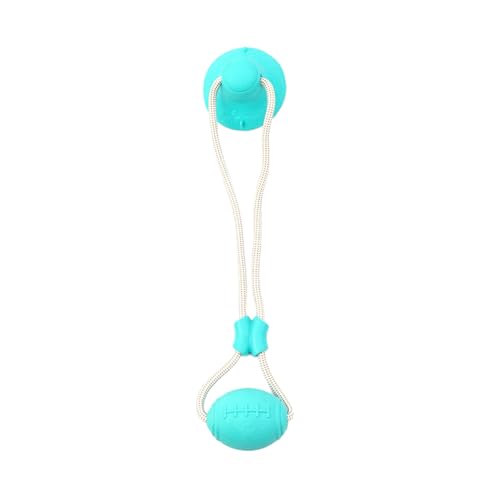 Shienfir Zahnreinigungs-Hundespielzeug, Haustier-Beißball, Saugnapf, Kauen, interaktives Seil-Puzzle, Tauziehen, Molarenbiss für kleine und große Hunde Blau C Shienfir Zahnreinigungs-Hundespielzeug, Haustier-Beißball, Saugnapf, Kauen, interaktives Seil-Puzzle, Tauziehen, Molarenbiss für kleine und große Hunde Blau C von Shienfir