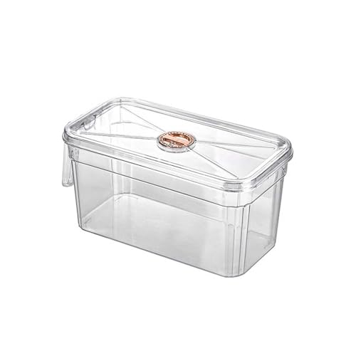 Aquarium Rechteckiger transparenter Fischtank aus Acryl mit Deckel, Heimdekoration, transparenter Kleiner Fischtank, Badezimmer-Organizer Fischtank von Shihan-2015