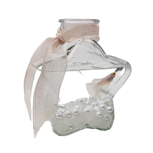Aquarium Romantische Pentagramm Form Glas Aquarium Zier Kleine Mini Fisch Tank Desktop Dekorative Fisch Tank Fischtank von Shihan-2015